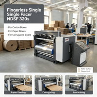 Corgeuse à rouleaux ondulés sans doigts, à commande électrique indépendante, traitée thermiquement, pour la production de carton ondulé