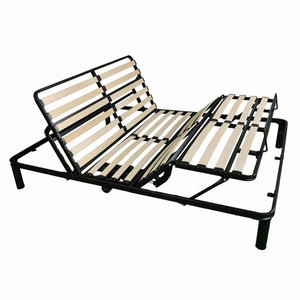 Tanhill Slat Giường Điều Chỉnh Điện Khung Gỗ Kim Loại <span class=keywords><strong>Slatted</strong></span> Giường Cơ Sở Nữ Hoàng - Product Image 3