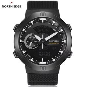 นาฬิกาข้อมือดิจิตอล NORTH EDGE HORNET สำหรับผู้ชาย นาฬิกากีฬาวิ่ง ปั่นจักรยาน กันน้ำ 50 เมตร แสดงเวลาโลก พร้อมฟังก์ชั่นวัดความเร็ว - Product Image 1