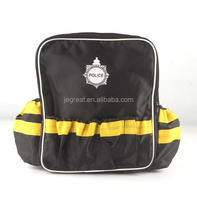 Kit de disfraz de policía para niños, juego de rol con bolsa, walkie-talkie, puños de mano, insignia, Arma de juguete, silbato