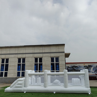 Istana melompat rumah pantul rintangan tiup bahan PVC untuk Hiburan Tempat bermain anak-anak