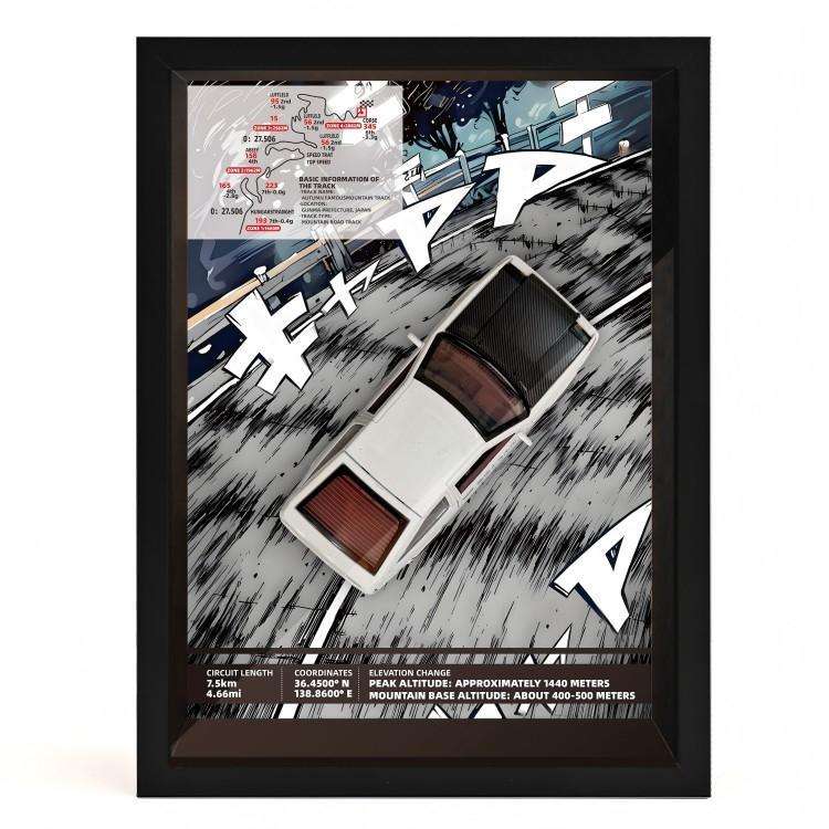 A4 Model Hanging Picture-Box-AE86 Lightless 2