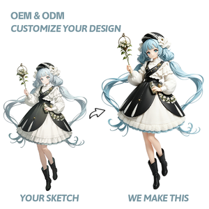 Figura Coleccionable de PVC de Chica Élfica Estilo <span class=keywords><strong>Anime</strong></span>, Uniforme Lindo, 25 cm, Personaje Adorable para Colección <span class=keywords><strong>Otaku</strong></span> - Product Image 1