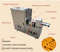 Pilipit des Philippines à petite échelle faisant la machine torsion de beignet de bretzel chinois faisant la machine torsion de pâte frite formant la machine