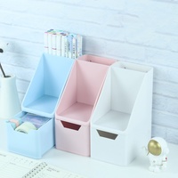 Boîte de rangement pour télécommandes de grande capacité pour bureau, boîte de rangement pour articles divers pour salon, boîte de rangement pour cosmétiques