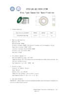 Condensateur disque 2700pF X7R 500V pour circuit haute tension haute fréquence.