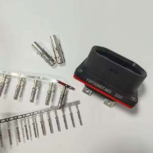 Conector de alimentación híbrido 6,0 <span class=keywords><strong>2</strong></span> + 8 pines 100A 150A IP67 enchufe macho de plástico impermeable con terminal de barra colectora para caja de almacenamiento de energía - Product Image 6