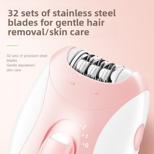 Depiladora Kemei KM-189B <span class=keywords><strong>para</strong></span> Mujer, Diseño Único, Carga Rápida, Resistente al Agua IPX5, Carga USB <span class=keywords><strong>para</strong></span> Uso Doméstico y en el Automóvil - Product Image 2