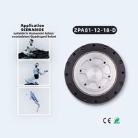 Actuador Robótico con Reductor de Torque Personalizado ZBDynamiX, Alta Precisión, Bajo Ruido, 10 Arcmin, con Motor de Engranajes DC, OEM o ODM