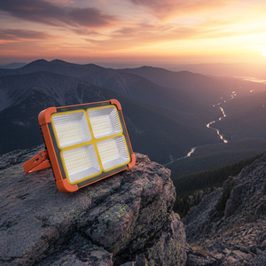 Lampe solaire IP65 ABS, lanterne de camping solaire portable LED pour tente, <span class=keywords><strong>randonn</strong></span>ée et bivouac avec batterie externe USB - Product Image 1