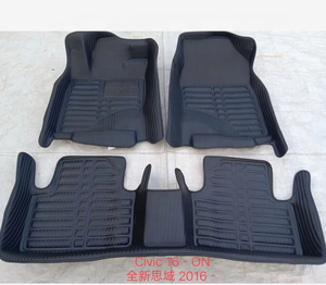 Tapis de sol de voiture en Pvc à trois rangées, pressuré à chaud, de haute qualité, pour Toyota Innova (2005 — <span class=keywords><strong>2022</strong></span>), nouveau Design - Product Image 6