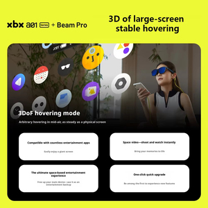 Gafas Inteligentes Xreal Xbx A01 con Pantalla de 147 Pulgadas, Ultraligeras (62g), FOV 50, Compatibles con HDR10, Brillo de 1600 Nits, Micro-OLED Xreal - Product Image 5