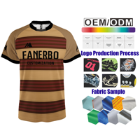 Uniforme de fútbol personalizado por sublimación para equipos, camiseta de fútbol de calidad personalizada para hombres
