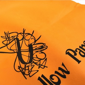 Cordon promotionnel Sac <span class=keywords><strong>Orange</strong></span> Imprimé Personnalisé Nom Logo Recyclé Sacs en Tissu Non Tissé pour Sacs À Main En Cuir - Product Image 6