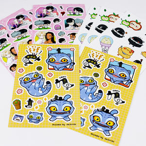 УФ-стойкие, всепогодные, долговечные, на заказ вырезанные наклейки, водонепроницаемые, с блестками, прозрачные виниловые наклейки - Product Image 4