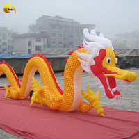 Dragons gonflables géants, dragons chinois gonflables pour le divertissement lors d'événements