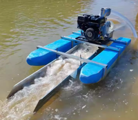 Équipement portable de dragage d'or flottant pour rivière, drague à or fluvial