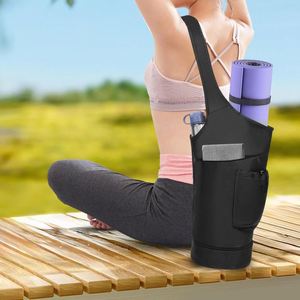 Sac de yoga grand format, échantillon gratuit, haute qualité, avec poche, écologique, en polyester - Product Image 3