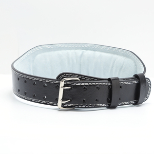 Ceinture de musculation en cuir PVC de haute qualité avec logo personnalisé pour hommes et femmes, idéale pour les squats et les soulevés de terre - Product Image 2