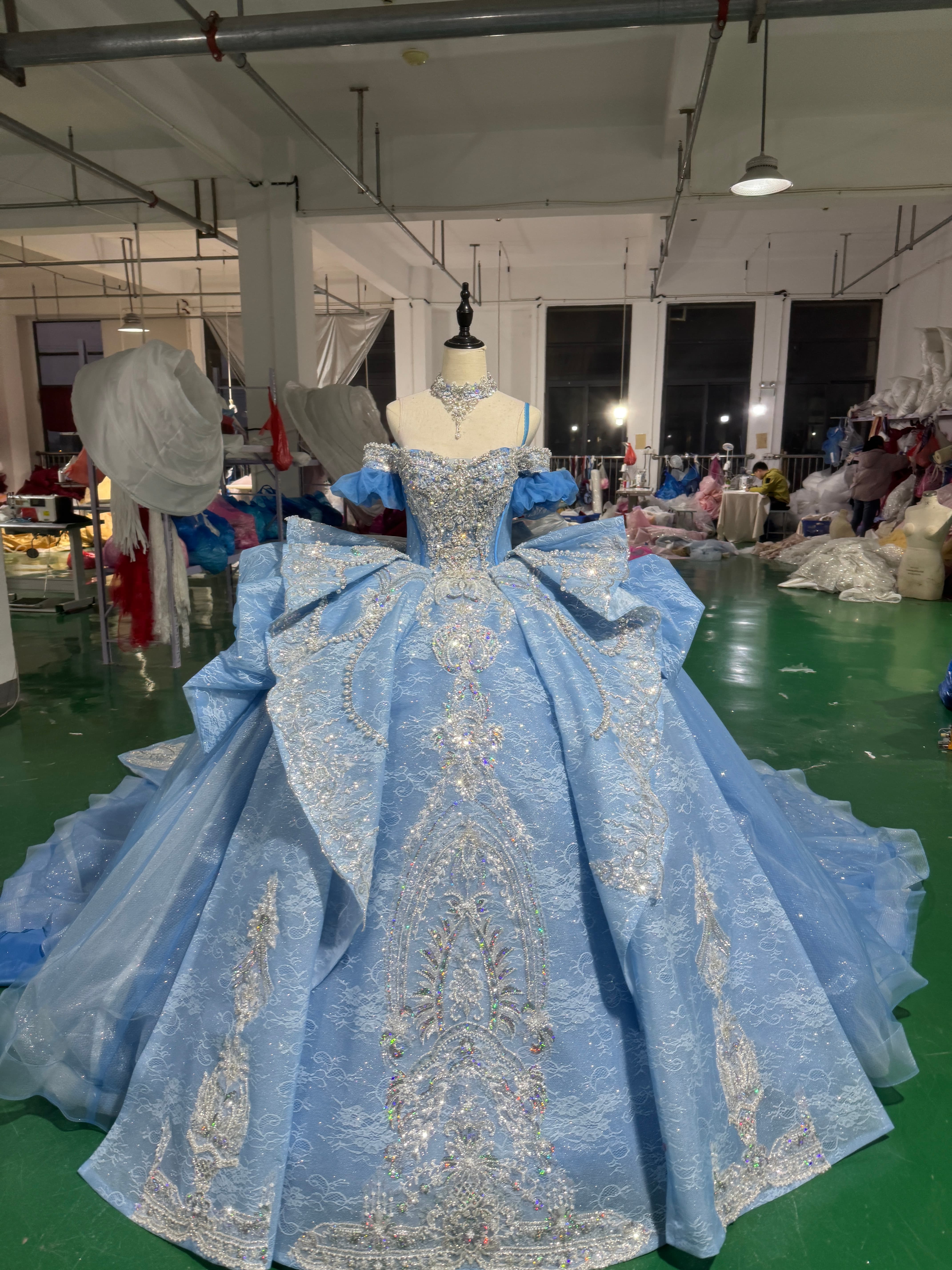 Wholesale Light Blue Cinderella Wedding Dress Cartoon Printed Pajamas |  Alibaba.com