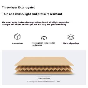 Boîte à pizza jetable en papier kraft ondulé personnalisable de 6 à 12 pouces pour emballage alimentaire à emporter en carton solide - Product Image 4