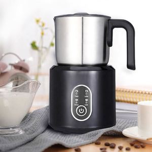 <span class=keywords><strong>Mousseur</strong></span> à <span class=keywords><strong>lait</strong></span> 4 en 1 en acier inoxydable Réchauffeur électrique à vapeur Latte Cappuccino Réchauffeur automatique de <span class=keywords><strong>mousseur</strong></span> à café - Product Image 3