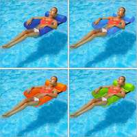 Chaise de piscine flottante gonflable Chaise de piscine gonflable pliable Hamac d'eau de plage Lit d'air pour adultes