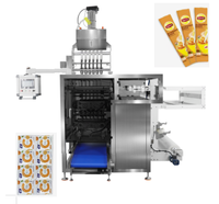 Machine d'emballage automatique multi-voies certifiée CE pour sachets à scellage arrière, machine d'emballage multi-rangs pour granulés et graines de chia