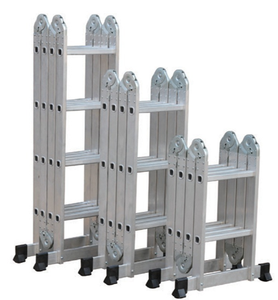 Scala pieghevole in alluminio Multi-funzione per interni/esterni <span class=keywords><strong>Pulete</strong></span> per lavori di isolamento edilizio - Product Image 5