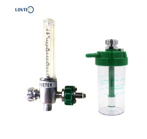 Lovtec-Válvula de tanque de gas QF-7D, regulador de oxígeno médico de aluminio y latón cga540 con botella - Product Image 4