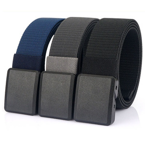 Thắt Lưng Bện Đàn Hồi Cho Nam 1.5Inch LOGO Theo Yêu Cầu Thắt Lưng Vải Co Giãn Khóa Nhựa Chất Lượng Cao Thắt Lưng Chơi Gôn Thể Thao Ngoài Trời - Product Image 1