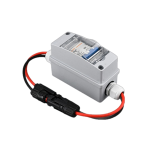 เบรกเกอร์วงจรไฟฟ้ากระแสตรง PV MCB 500V 32A IP65 กันน้ำ 1 เข้า 1 ออก กล่องรวมสายไฟโซลาร์เซลล์ สำหรับติดตั้งระบบไฟฟ้าโซลาร์เซลล์ภายนอกอาคาร - Product Image 3