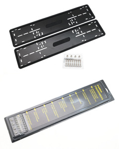 Cadre de plaque d'immatriculation en silicone personnalisé, vente en gros d'usine, support de plaque en silicone de norme européenne - Product Image 6