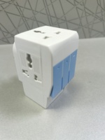Adaptor Saklar 3 Arah dengan USB Type-C PD 20W 2 Port 13A 3 Stopkontak Kompatibel SDK Standar Universal