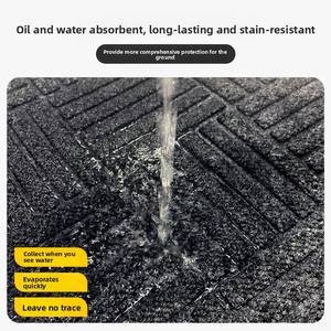 Tapis <span class=keywords><strong>de</strong></span> <span class=keywords><strong>porte</strong></span> commercial en <span class=keywords><strong>textile</strong></span> gaufré à motif losanges, antidérapant, avec base en PVC, pour entrée et usage extérieur - Product Image 4