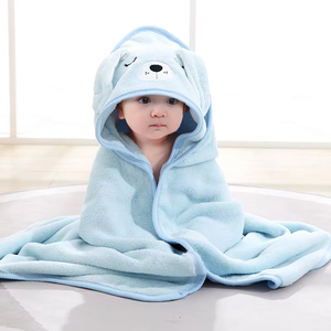 Serviettes à capuche pour garçons et filles, peignoir <span class=keywords><strong>de</strong></span> <span class=keywords><strong>bain</strong></span>, serviette <span class=keywords><strong>de</strong></span> plage à capuche pour enfants - Product Image 4