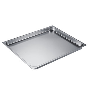 Bandeja para Horno de Acero Inoxidable GN 2/1, 65 × 53 × 4 cm, 2900 g, Base Plana Inox Inox Macel - Product Image 1