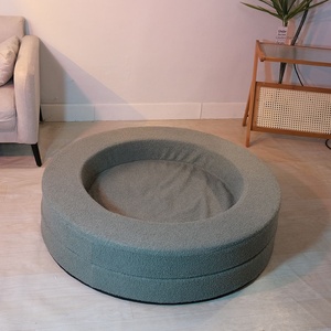 Cama de Lujo Moderna para Mascotas, de Lana, Sólida, Plegable, Desmontable, Lavable, Impermeable, Gruesa, para Todas las Estaciones, Sofá, Caseta, Nido para Perros y Gatos - Product Image 4
