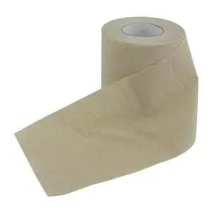 Rolo de tecido personalizado preço barato de fábrica de polpa de bambu macia embalagem individual 3 camadas de papel higiênico
