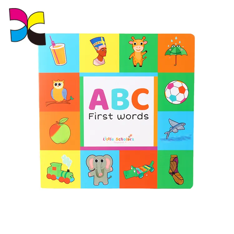 Customized design activity abc board books for kids/children