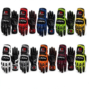 LONG MIGDOW Motorbike <b>Gloves</b> Leather Wrist Length Sporty Breathable Fur Lining <b>Touchscreen</b> Eco-Friendly Four Seasons Daily Use - Product Image 4