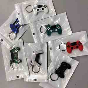Hot Sale <b>Key</b> <b>Chain</b> Super Creative Game Machine Wholesale <b>Key</b> Ring Mini Cute Cartoon Gamepad Joystick Fit Car Bag Trinkets Custom - Product Image 6