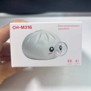 ลำโพงบลูทูธไร้สาย CH-M316 เป่าฟองสบู่ ของเล่นบีบฟองสบู่แบบพกพา บรรเทาความเครียด พร้อมสายชาร์จ USB - Product Image 5