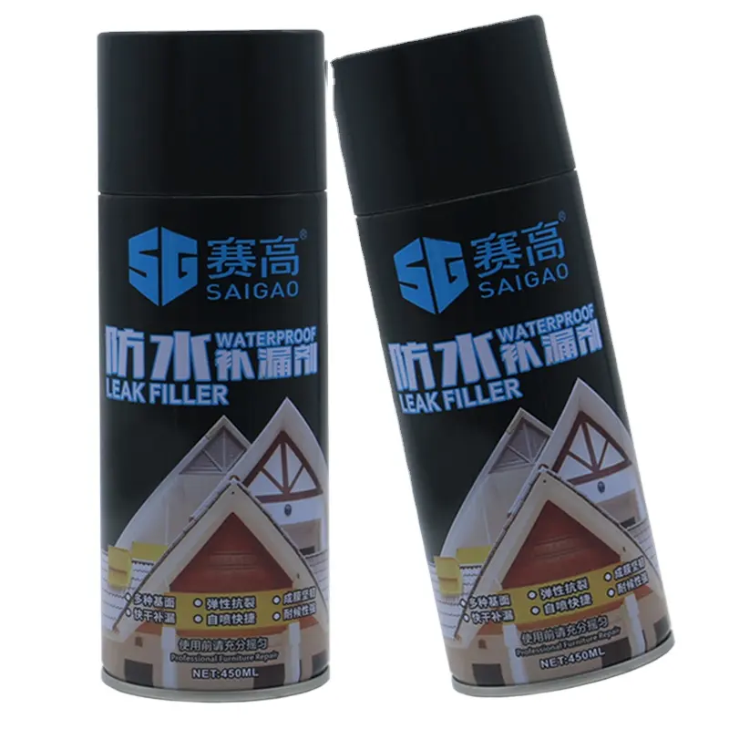 Linyi Fabriek Muur Waterdicht Lek Vuldak Beschermen Rubber Vloeibare Reparatie Kit Spray