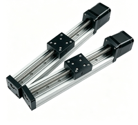 Module CNC de table à mouvement linéaire à vis à billes série, course maximale 400 mm, haute précision 0,03 mm, en aluminium et acier, garantie 1,5 an
