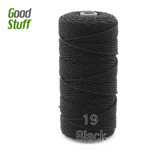 Macrame Cord 3mm X 110Yards, 4 Strand Twisted Cotton Cord for Wall <strong>Hanging</strong>, Plant Hangers, Crafts, Knitting - Product Image 6