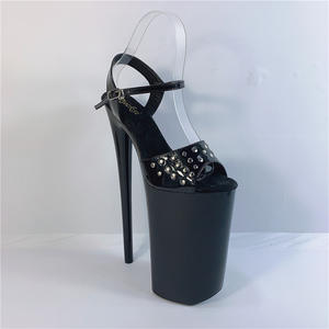 Scarpe Estive da Cerimonia con Tacco Alto 26CM, Punta Aperta, Suola Spessa, Modello Baotou per <span class=keywords><strong>Sfilate</strong></span> <span class=keywords><strong>di</strong></span> <span class=keywords><strong>Moda</strong></span> - Product Image 2