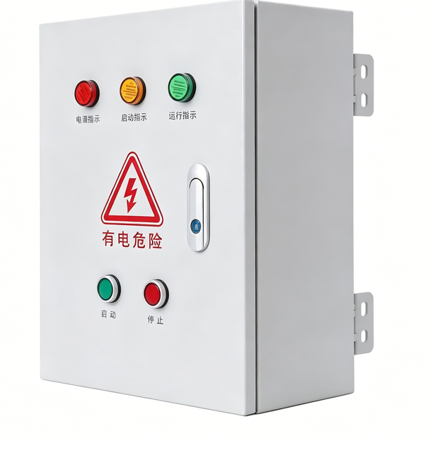 High Quality Three Phase Power Distribution Box Stainless Steel Metal Control Panel Enclosure Box