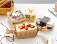 Lebensmittelechte Recycelbare Transparente Kunststoff-Spritzgussverpackungsboxen für Cupcakes, Süßigkeiten, Geschenke, Partyzubehör und Snacks