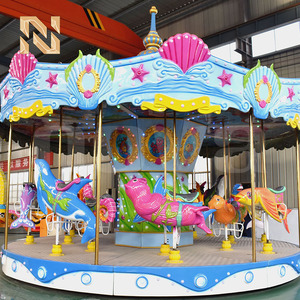 Carrusel de 16 Asientos, 3.5kw, 5.5m de Altura, Diámetro de 9m, Velocidad Ajustable, Nova Rides, Parque de Atracciones, Centro Comercial, Feria - Product Image 5